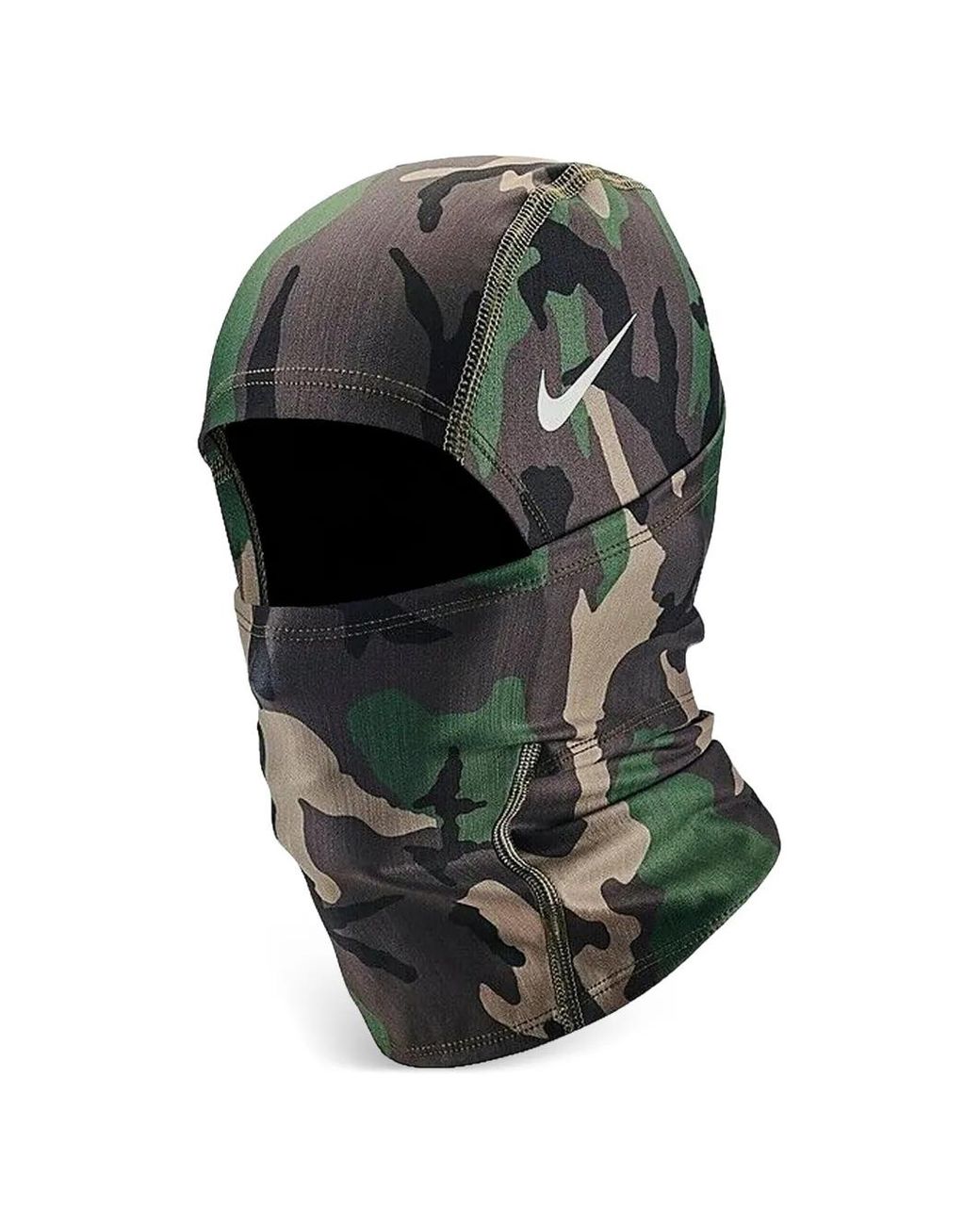 Nike Black Pro Hyperwarm Camouflage-Print Balaclava for men