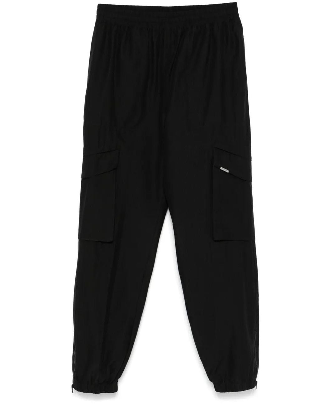 Represent Black Tech Cargo Pants for men