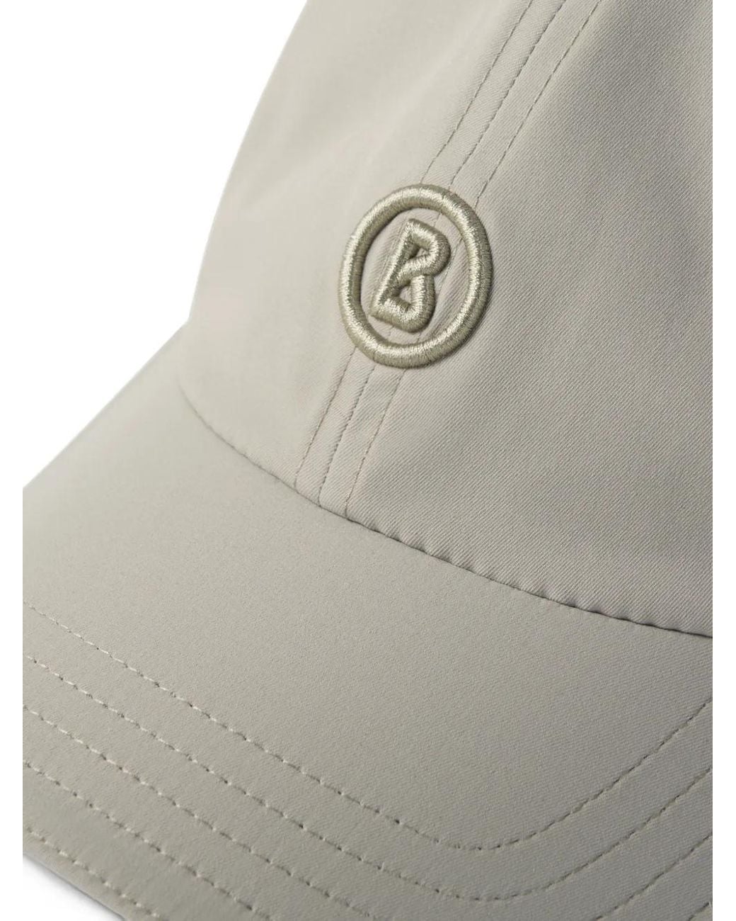 Bogner Gray Cap Ray Logo-Embroidered Hat for men