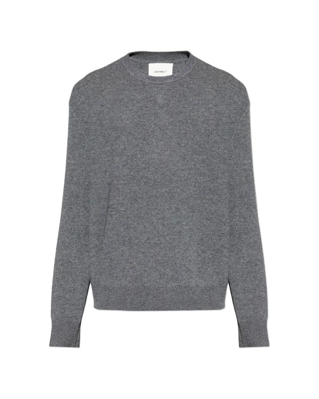 Lisa Yang Gray Edmond Ribbed Sweater for men