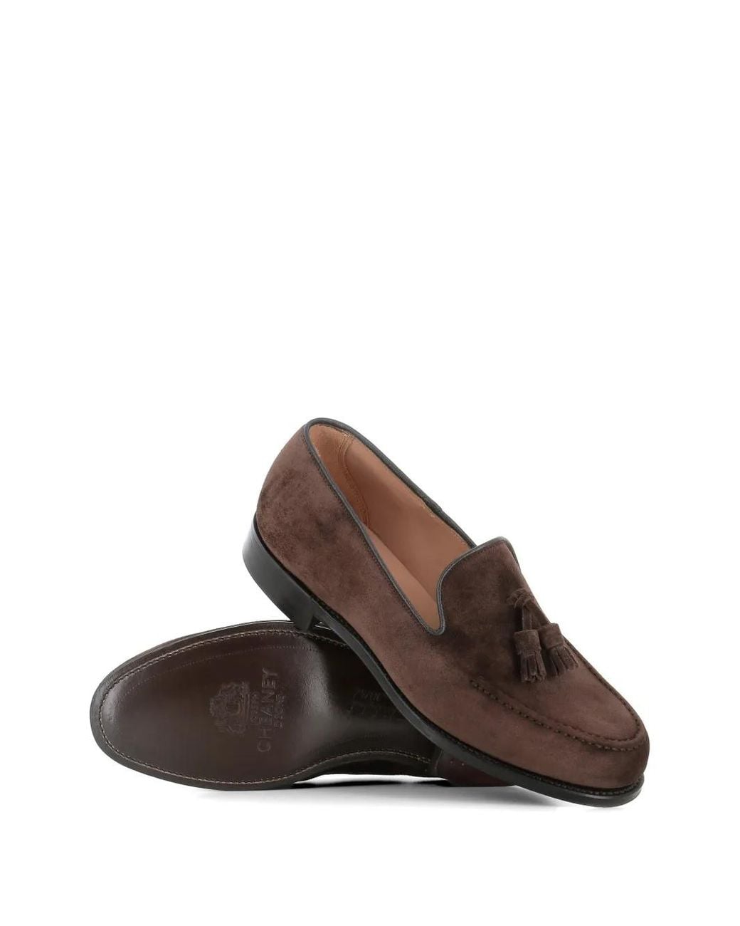 Cheaney Brown Tassel Brooklyn Loafers for men