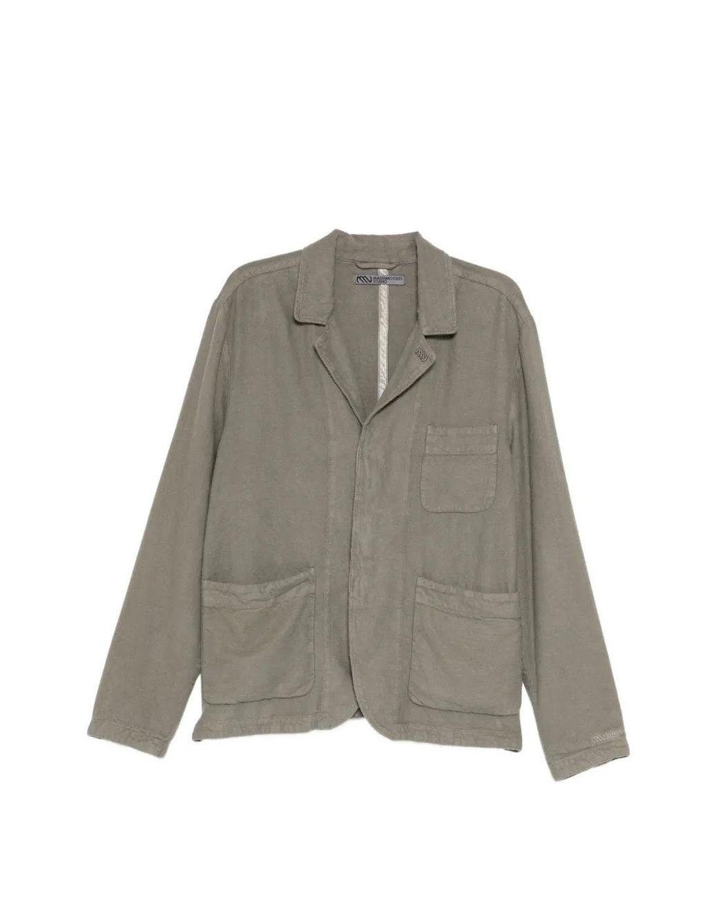Massimo Osti Studio Gray Chest Pocket Blazer for men