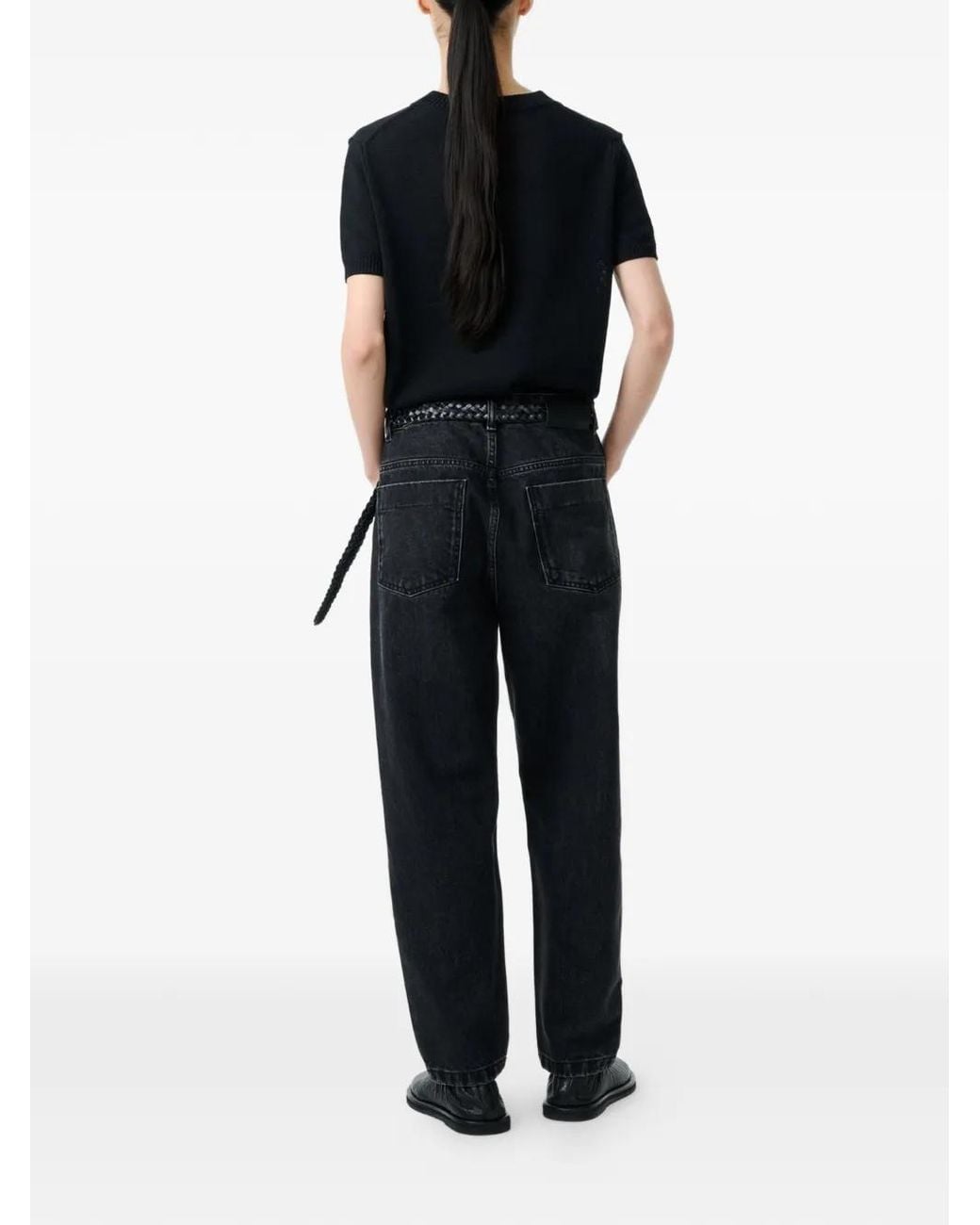 Studio Nicholson Black Jura Five-Pocket Jeans