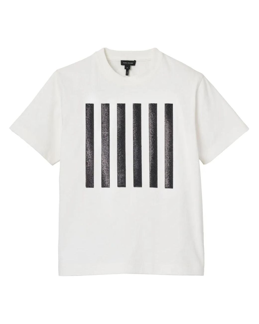 Marc Jacobs White Stripe Box T-Shirt