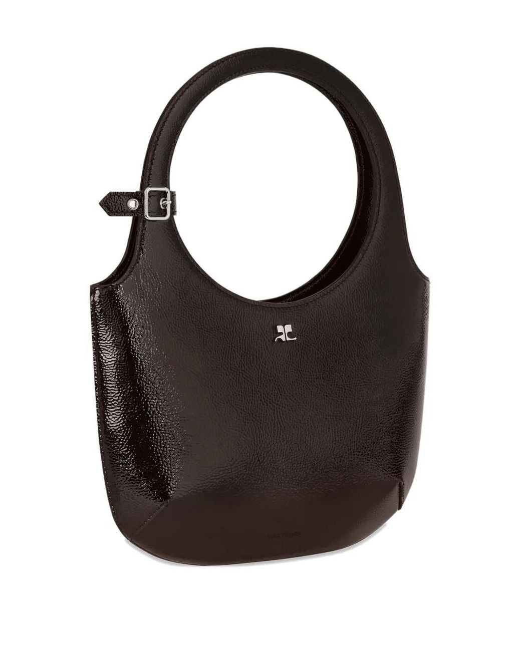 Courreges Black Holy Shoulder Bag