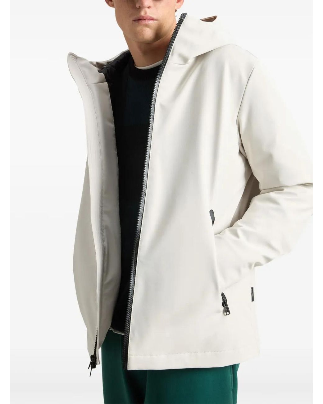 Woolrich White Pacific Soft Shell Jacket for men