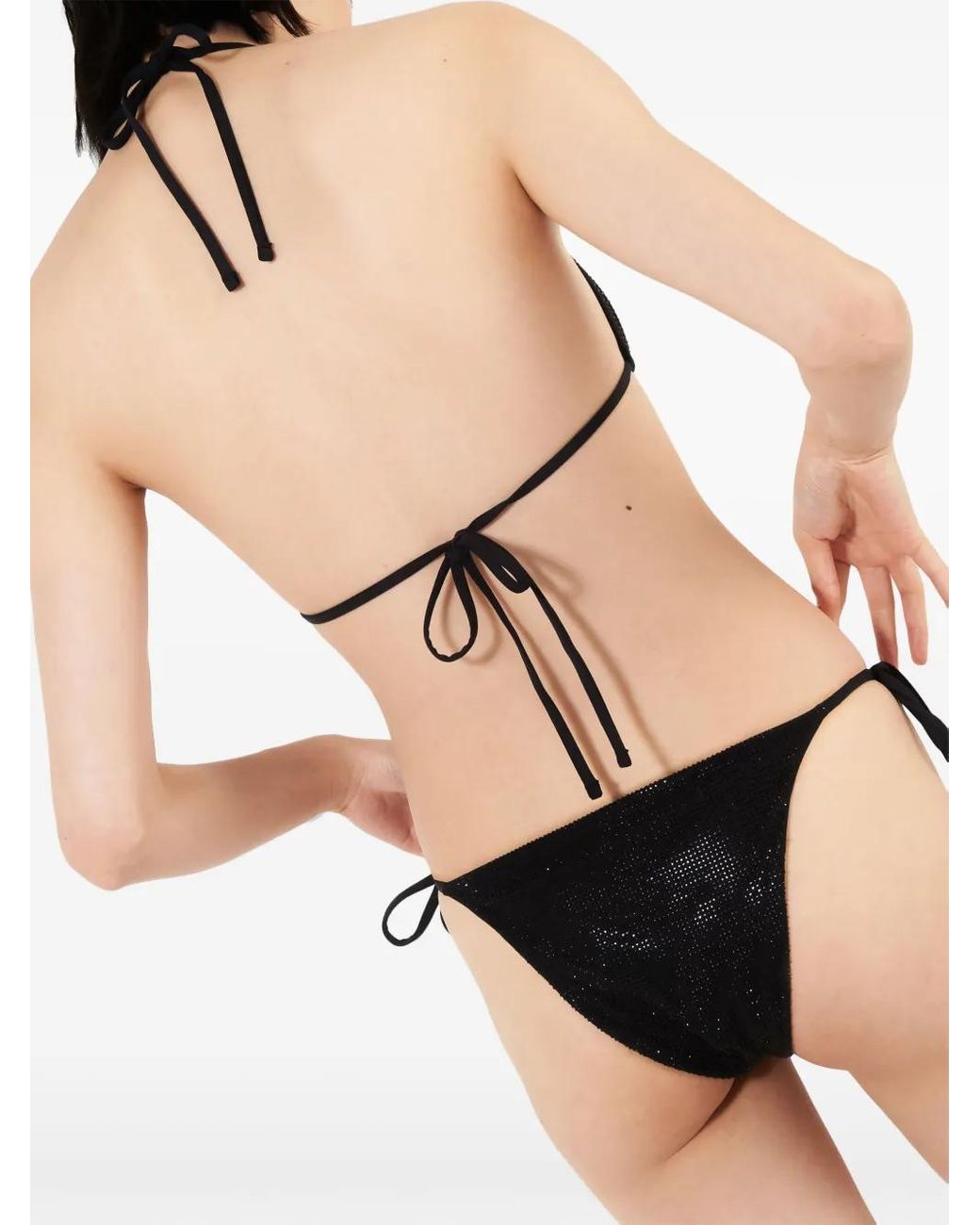 Prada Bikinislip Met Logoband in het Black