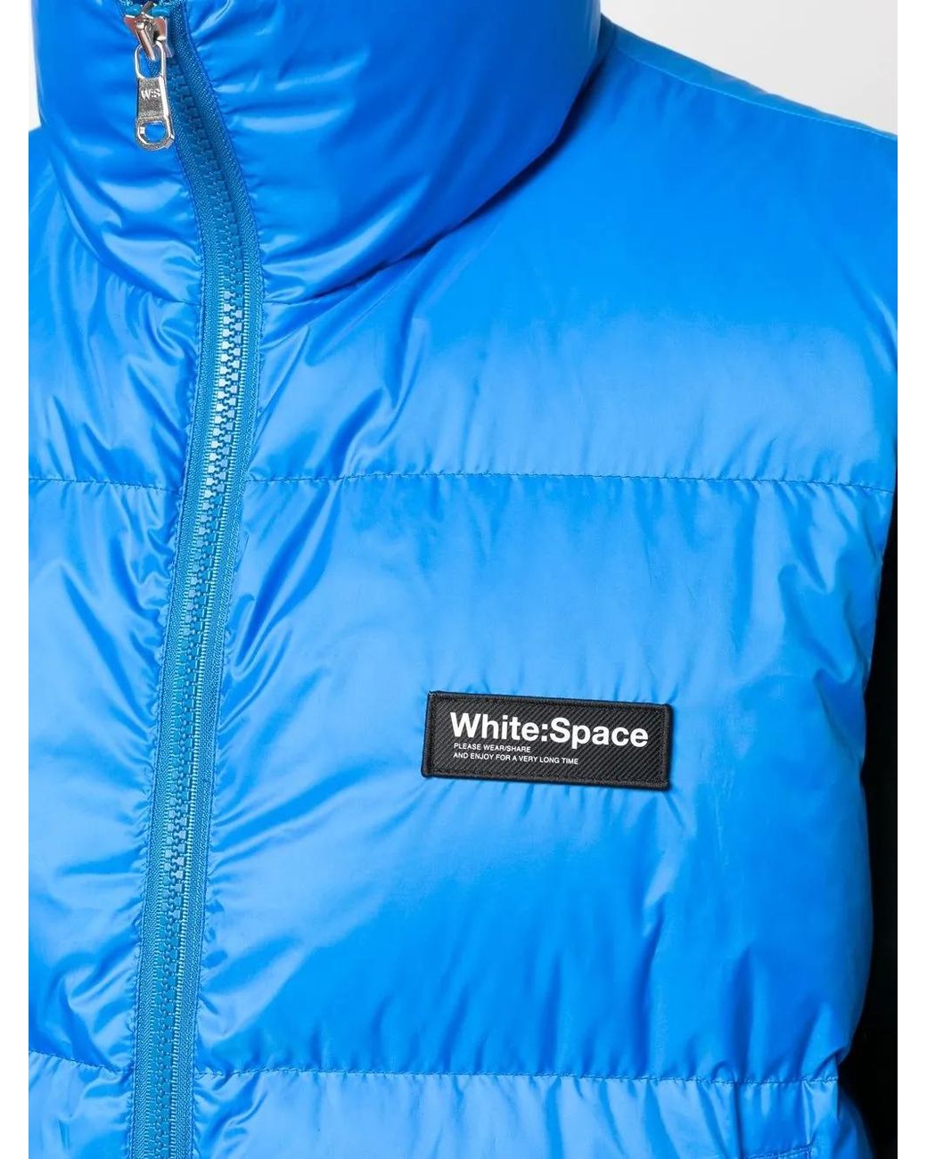 Chaleco Acolchado Scott White/space de hombre de color Blue
