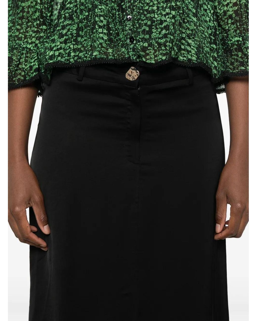 Ba&sh Jess Maxi-Rok in het Black