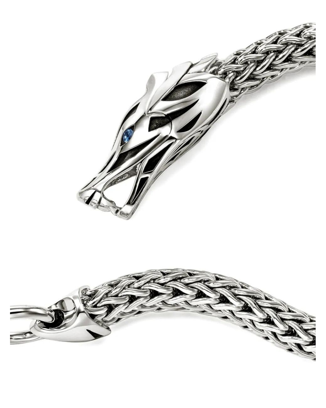 John Hardy White Naga Sterling Bracelet for men