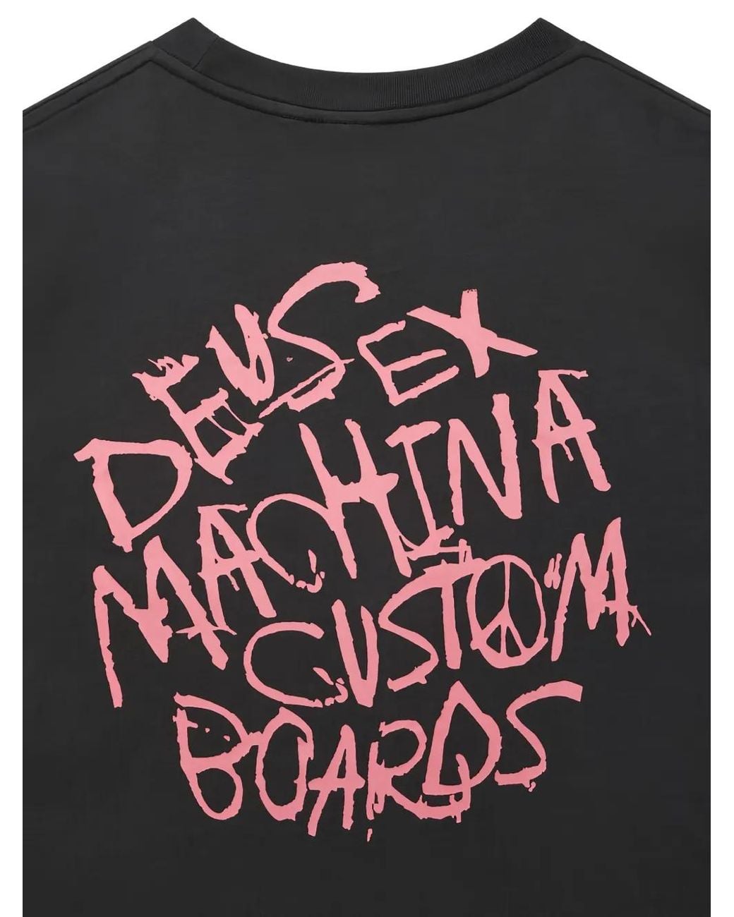 Deus Ex Machina Black Scrambler T-Shirt for men