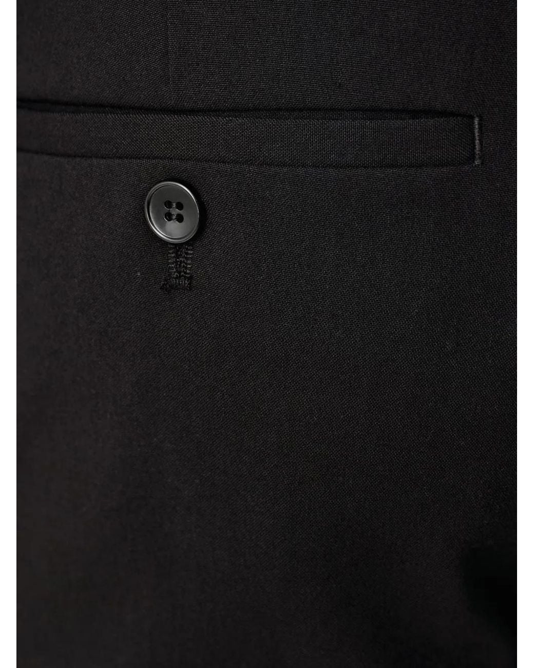 Lindbergh Black Pantalon De Costume À Plis Marqués for men