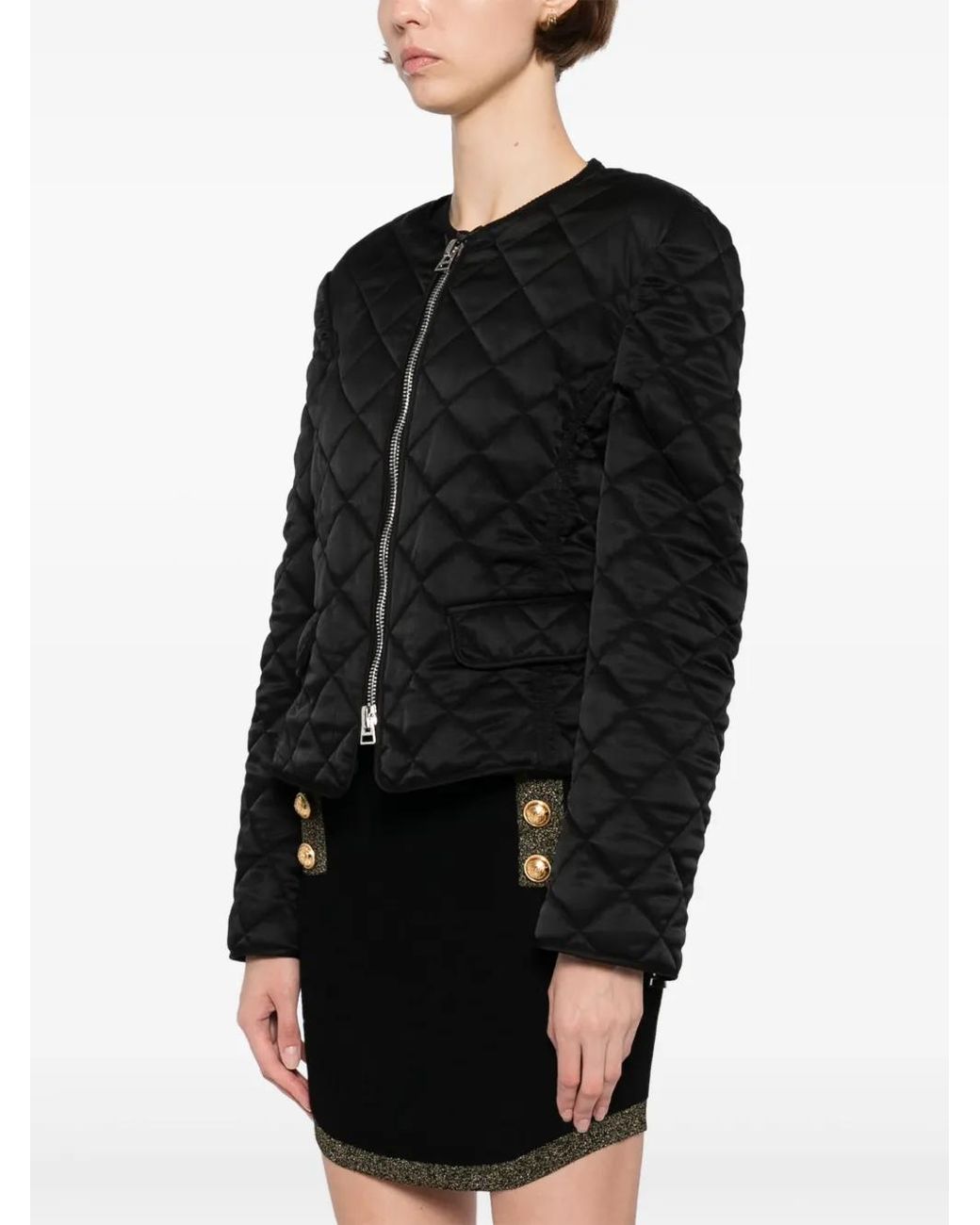 Tom Ford Black Zip-Up Puffer Jacket