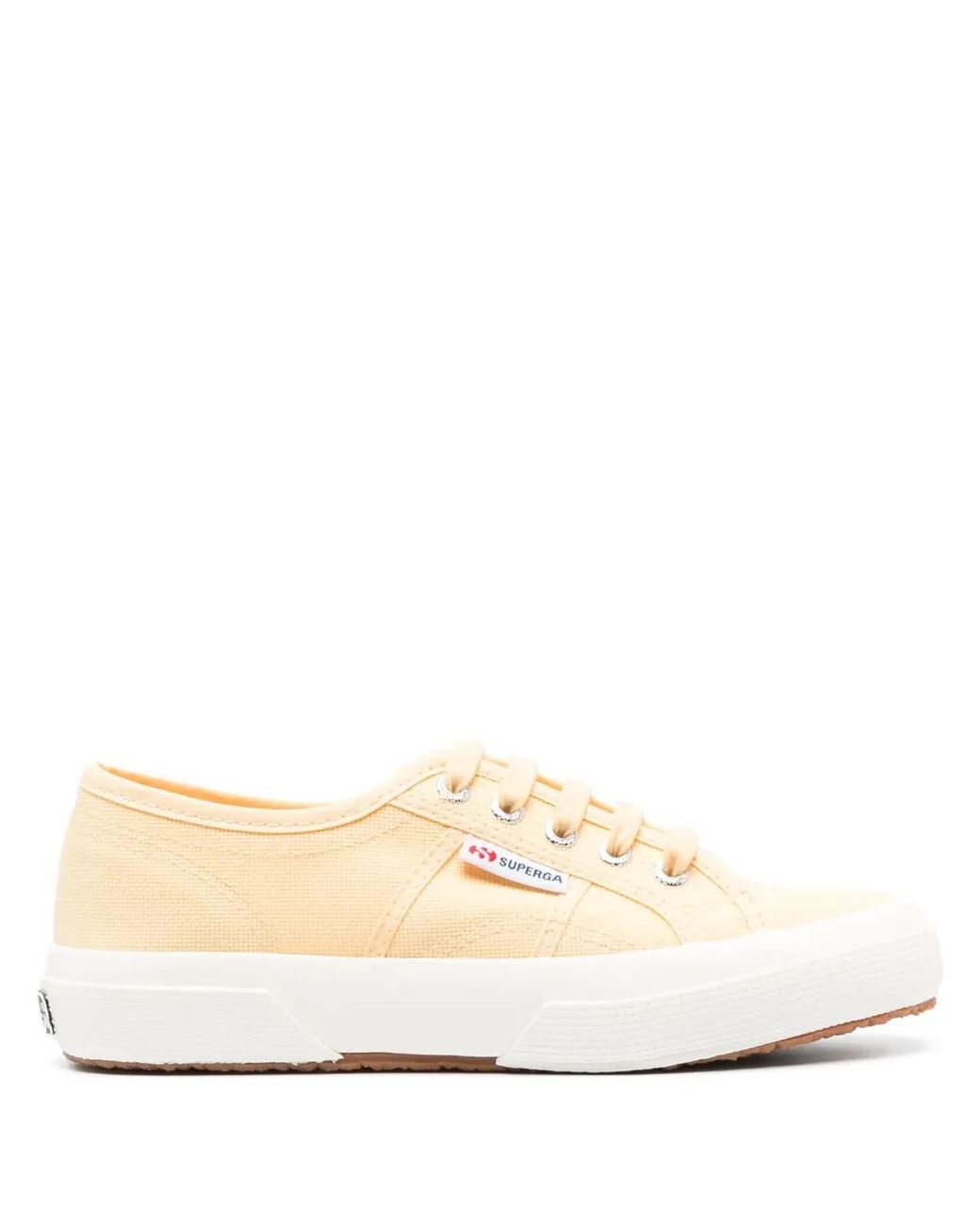 Superga Natural Low-Top Canvas Sneakers
