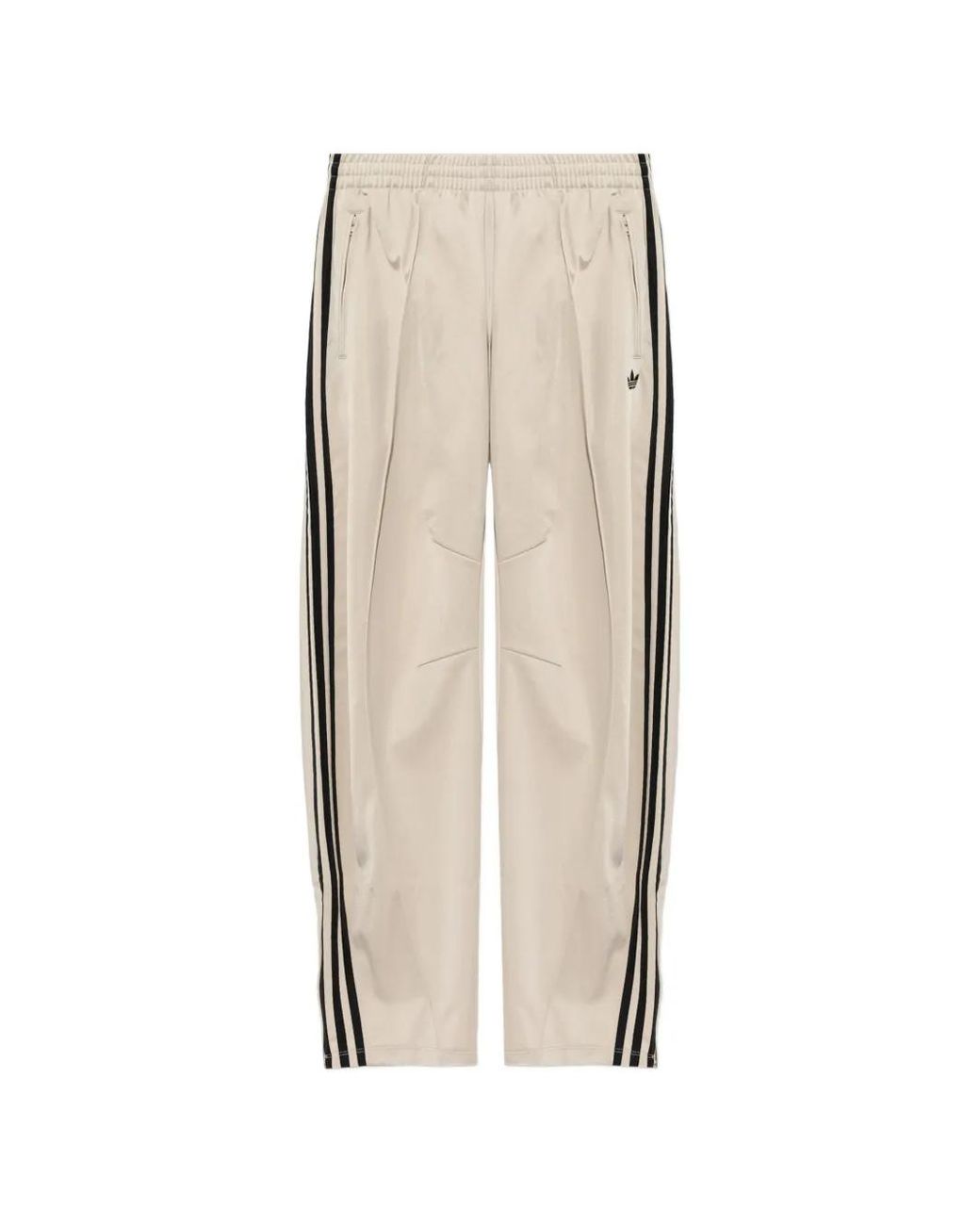 Adidas Natural Firebird Side-Stripe Track Pants