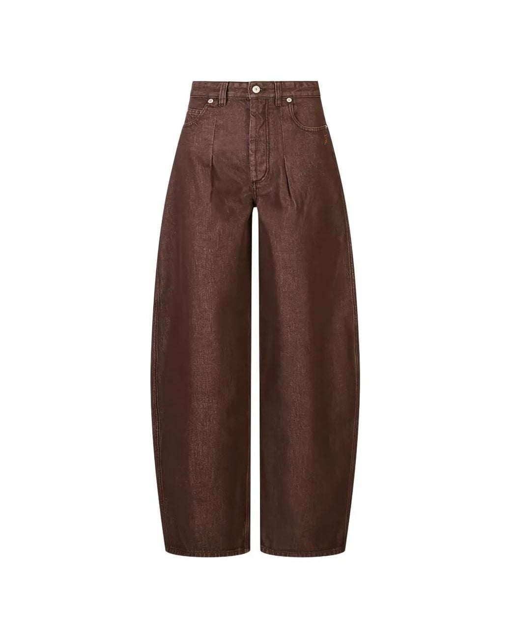 Jacquemus Brown The De-Nîmes Ovalo Denim Pants