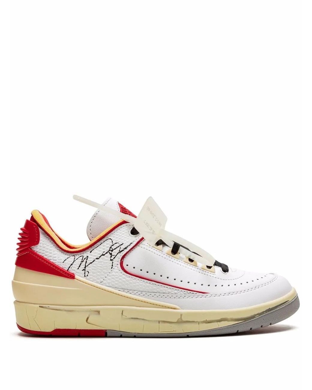 Nike White X Off- Air 2 Low Og Sp "Chicago" Sneakers