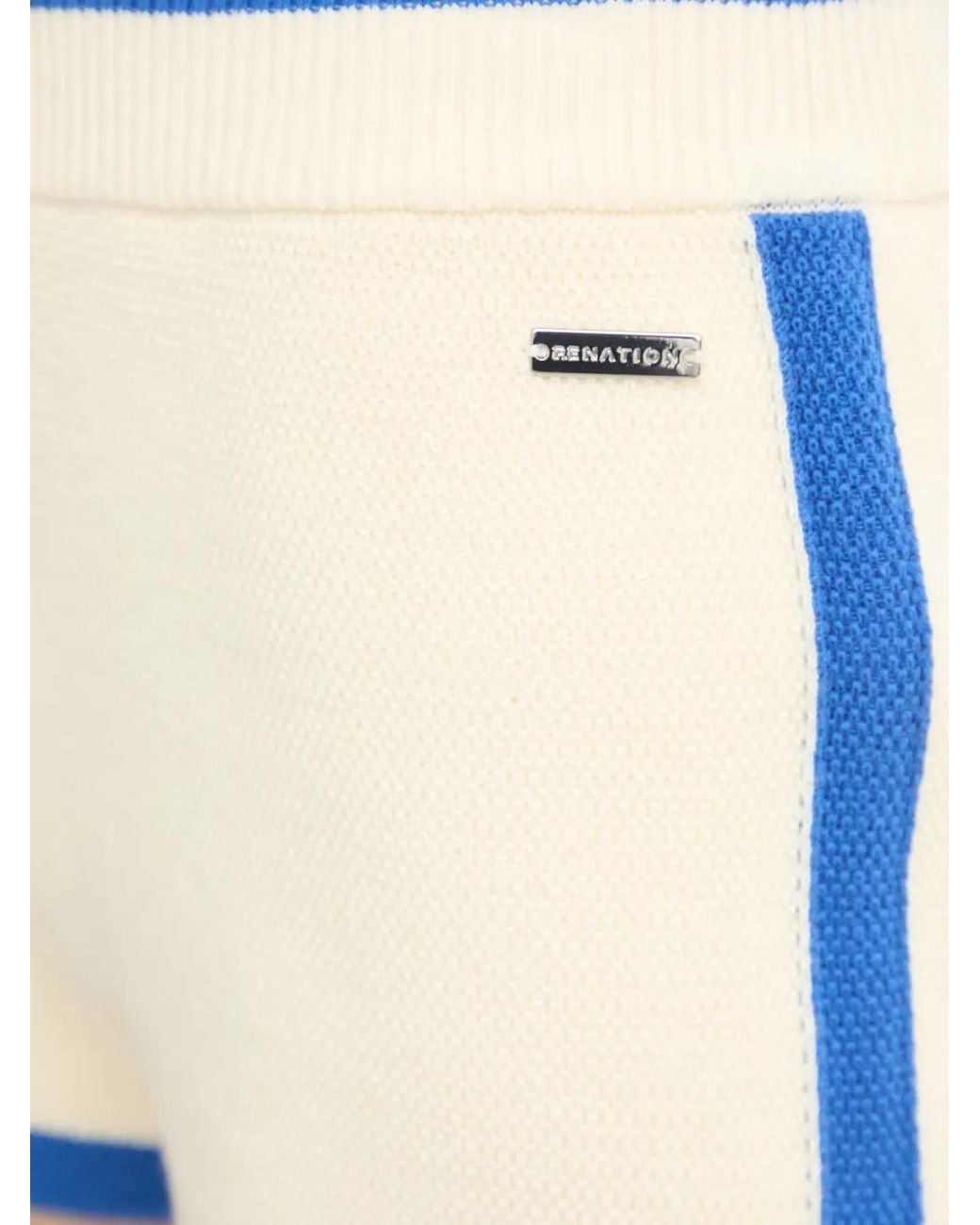 P.E Nation White Odyssey Mini Shorts