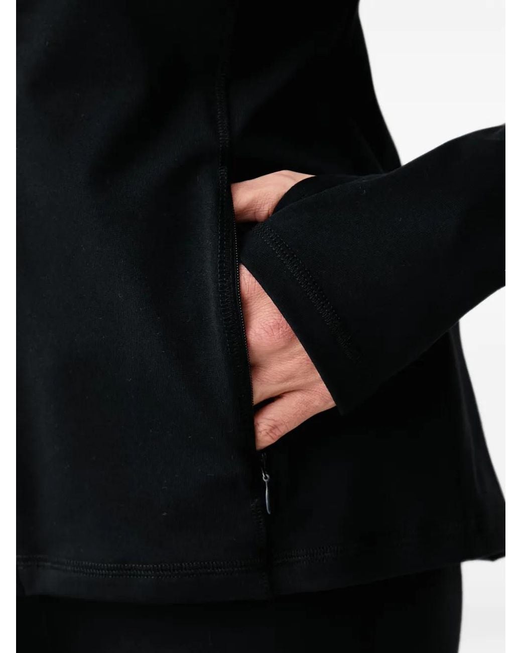 Skechers Black Sweat Zippé Gowalk À Col Montant