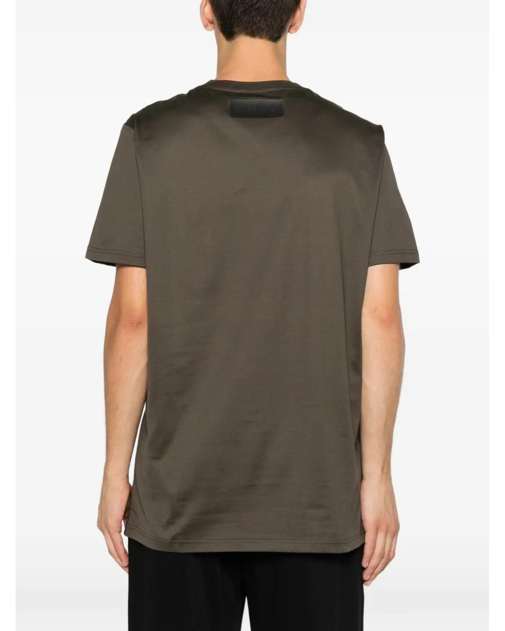 Low Brand Gray Crew-Neck T-Shirt for men