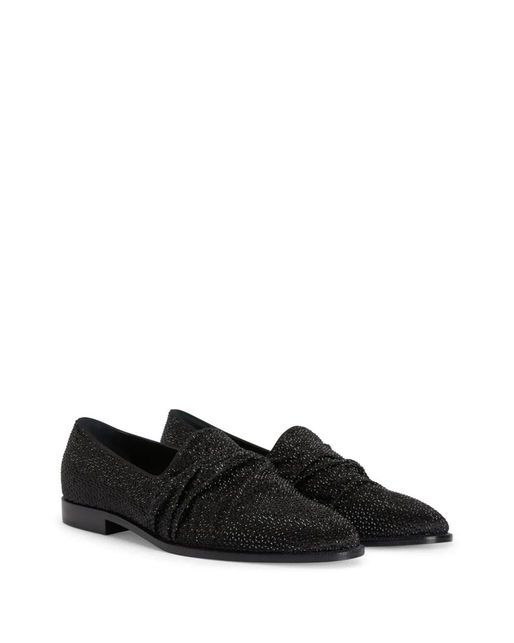 Giuseppe Zanotti Black Edoard Loafers for men