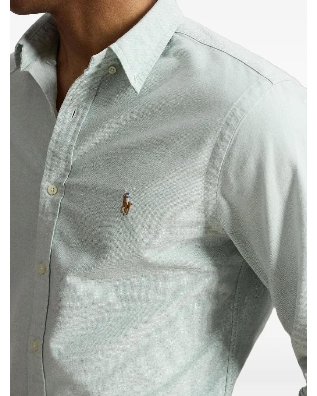Polo Ralph Lauren Signature Polo Pony Motif Shirt in White for Men ...