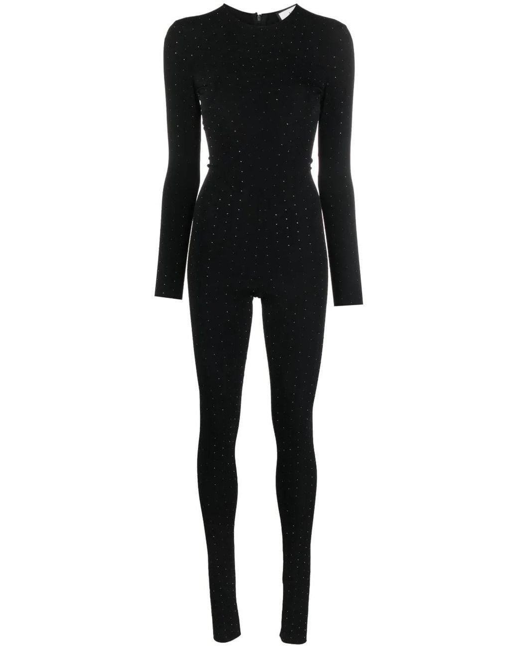 Nissa Black Embellished Jumpsuit