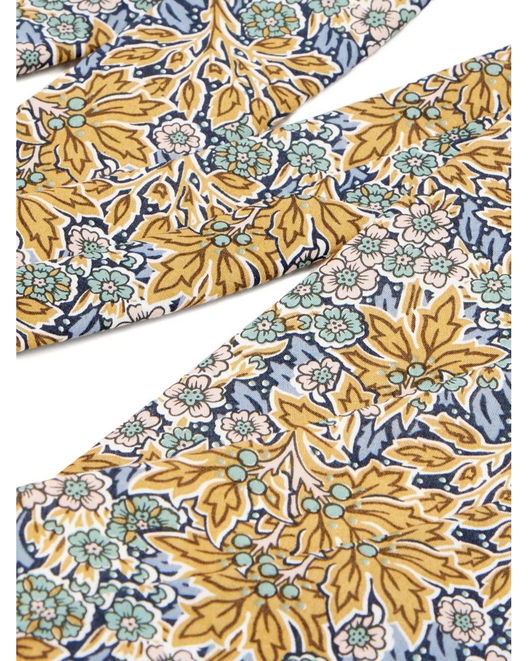 Paul Smith White Liberty Floral' Cotton Tie for men