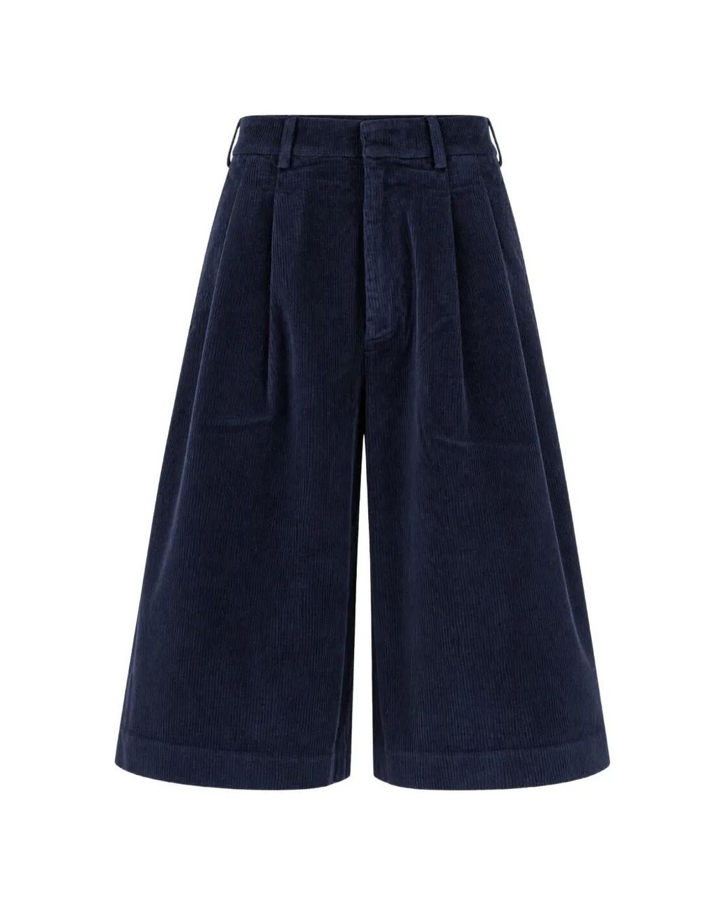 TRUE AVENUE Blue Corduroy Shorts