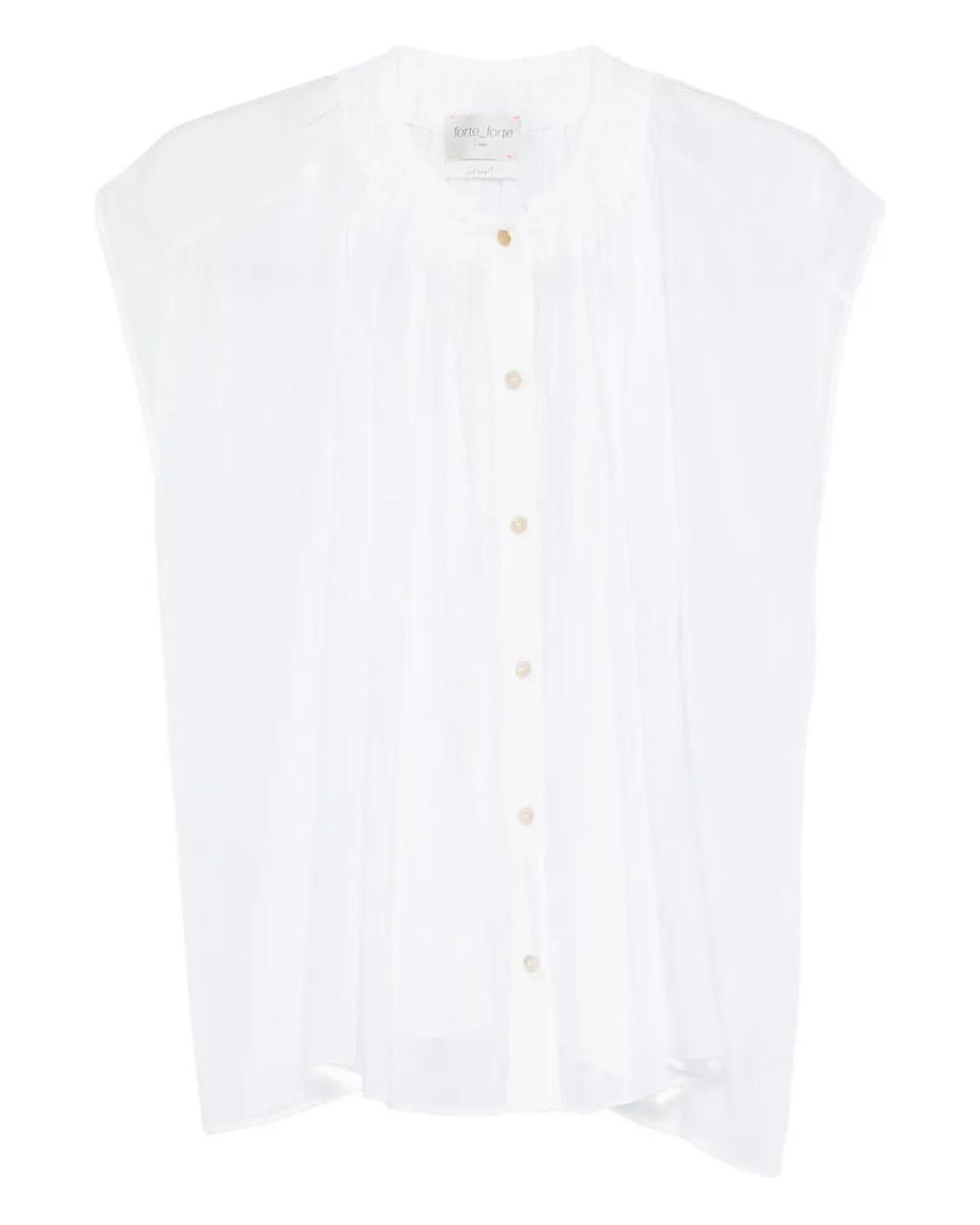Forte_forte White Buttoned Shirt