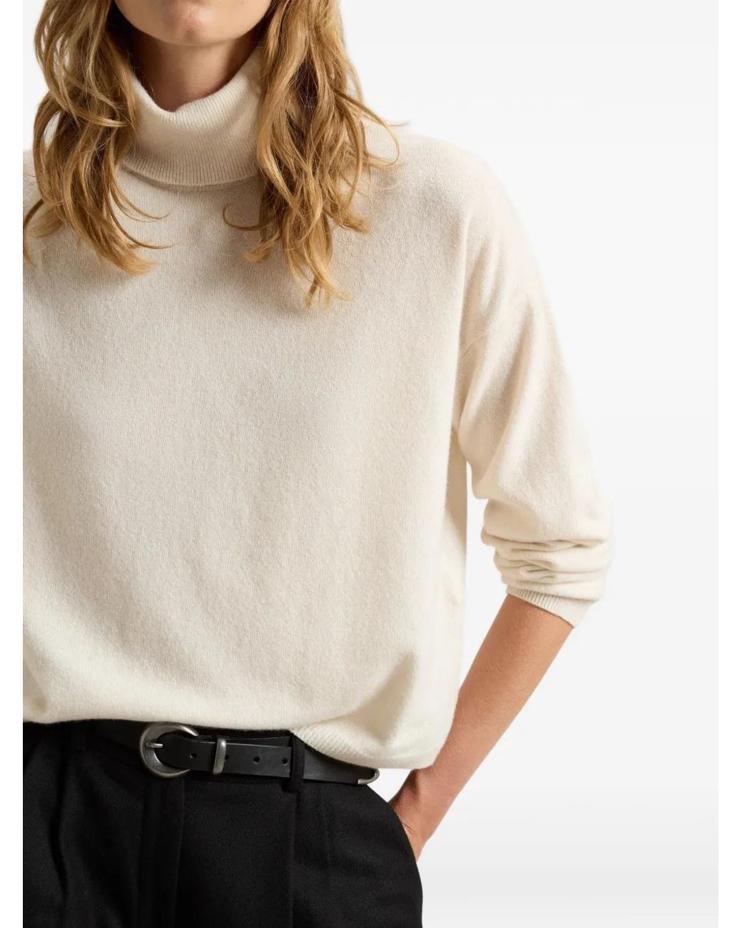 Woolrich Natural Turtleneck Sweater