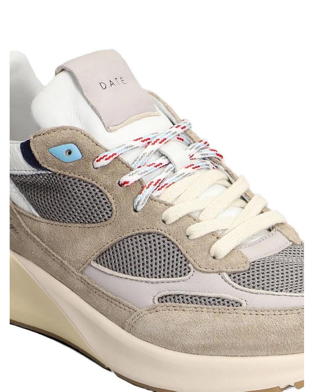 Date White Baskets Fuga 20' À Empiècements for men