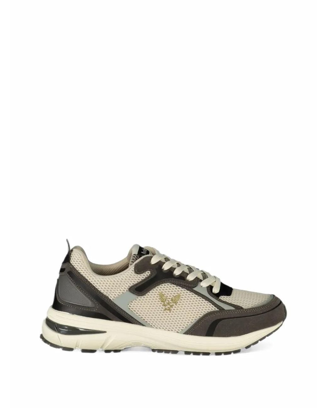 Avirex White Mesh Panelled Sneakers for men