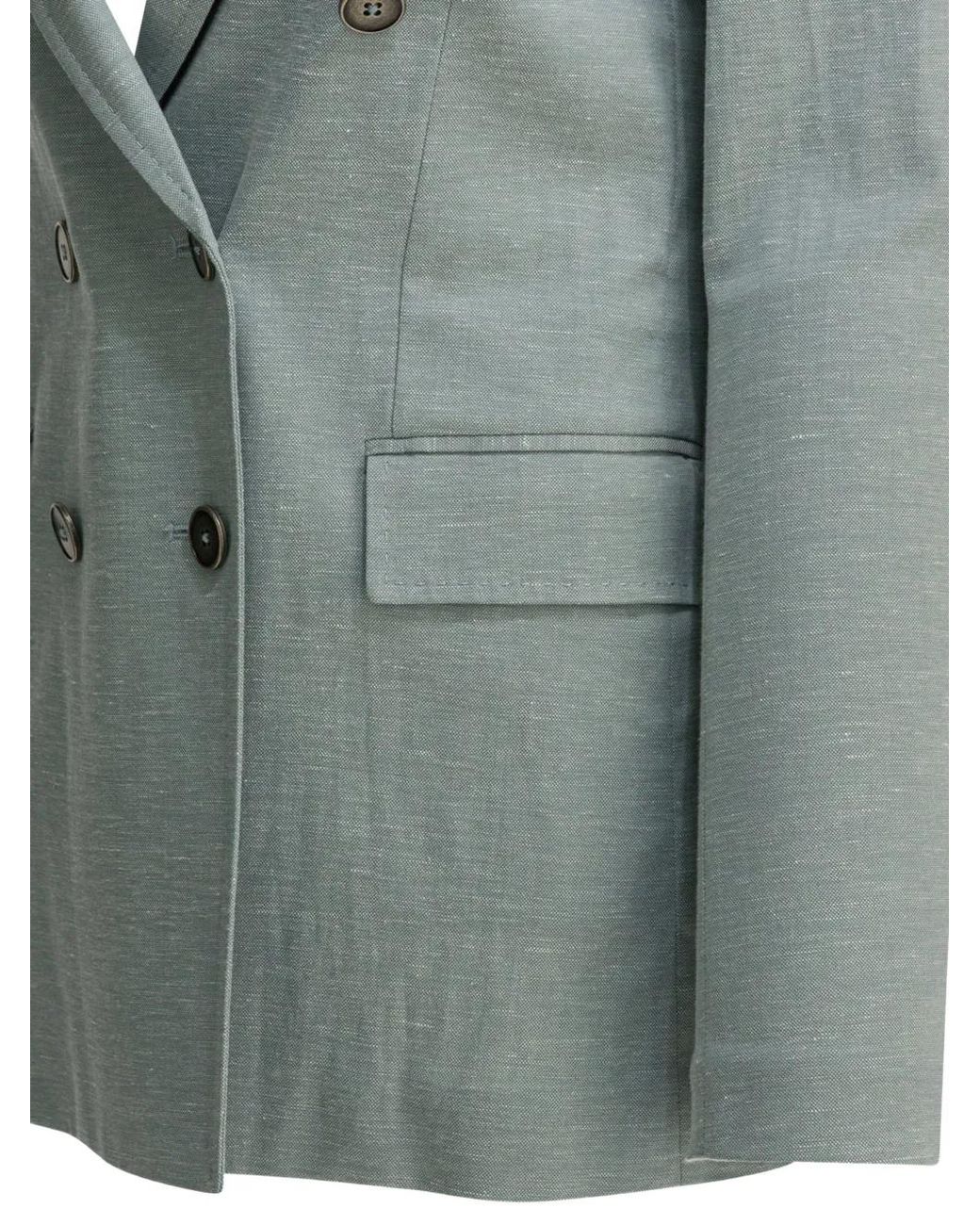 Circolo 1901 Gray Button Blazer