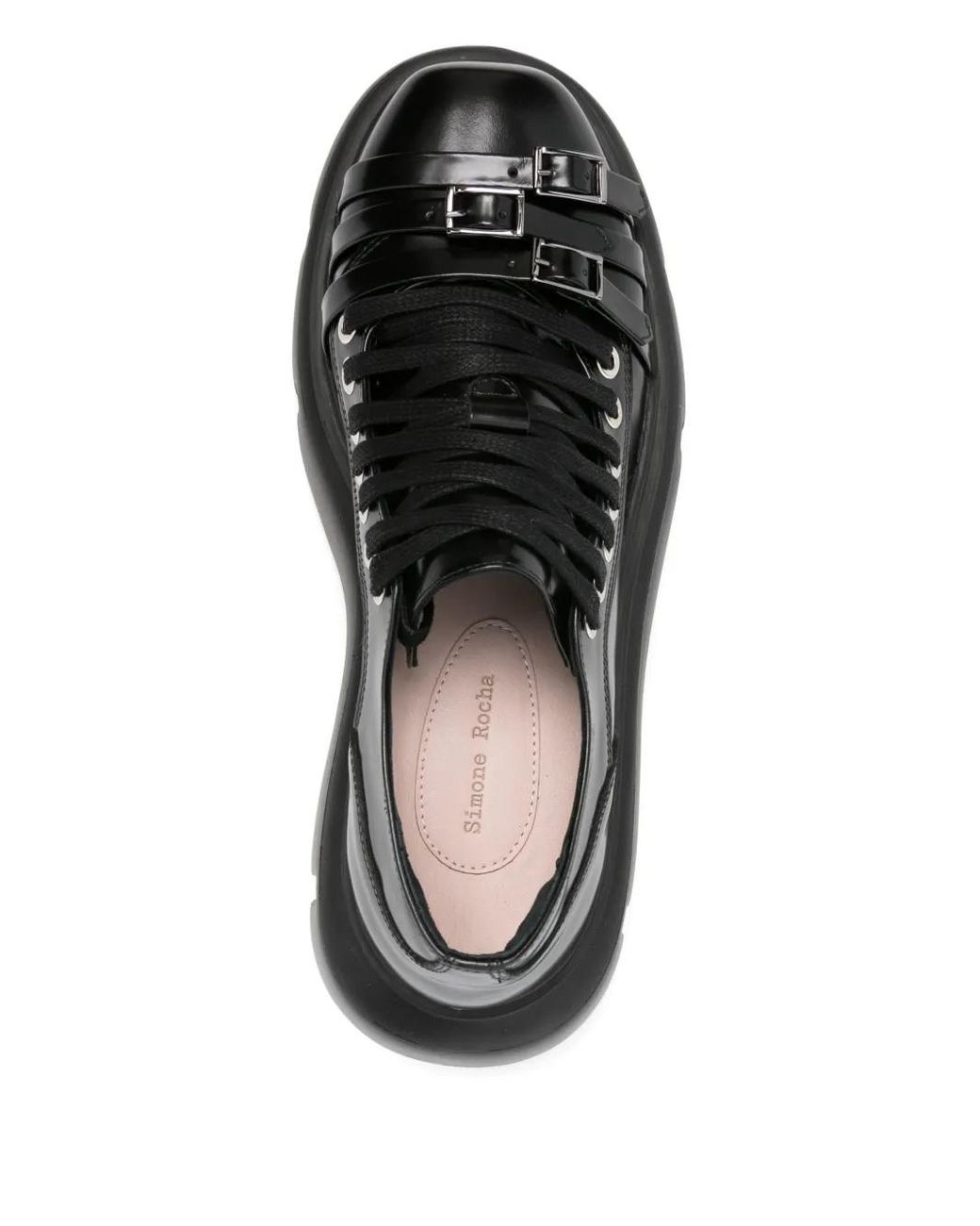 Botas Con Tira Con Hebilla Simone Rocha de color Black