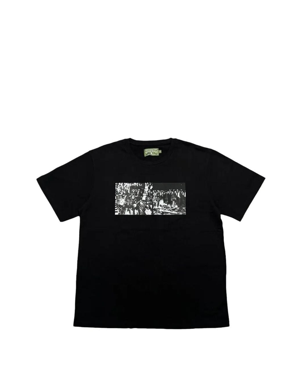 DENIM TEARS Black Entertainment Short-Sleeve T-Shirt for men