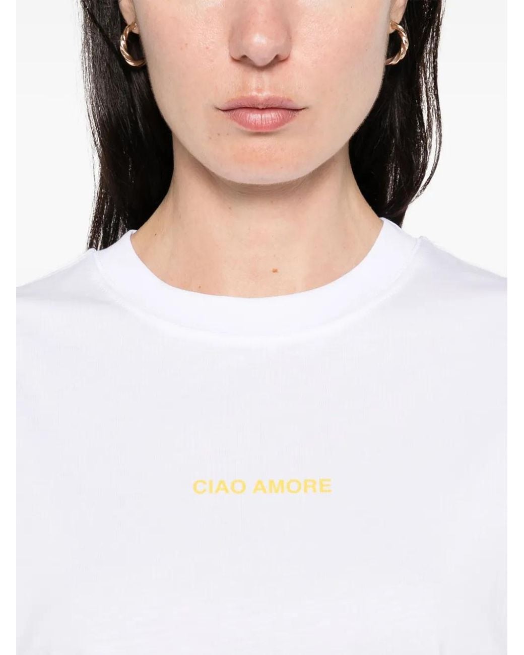 Giada Benincasa White Italian Summer T-Shirt