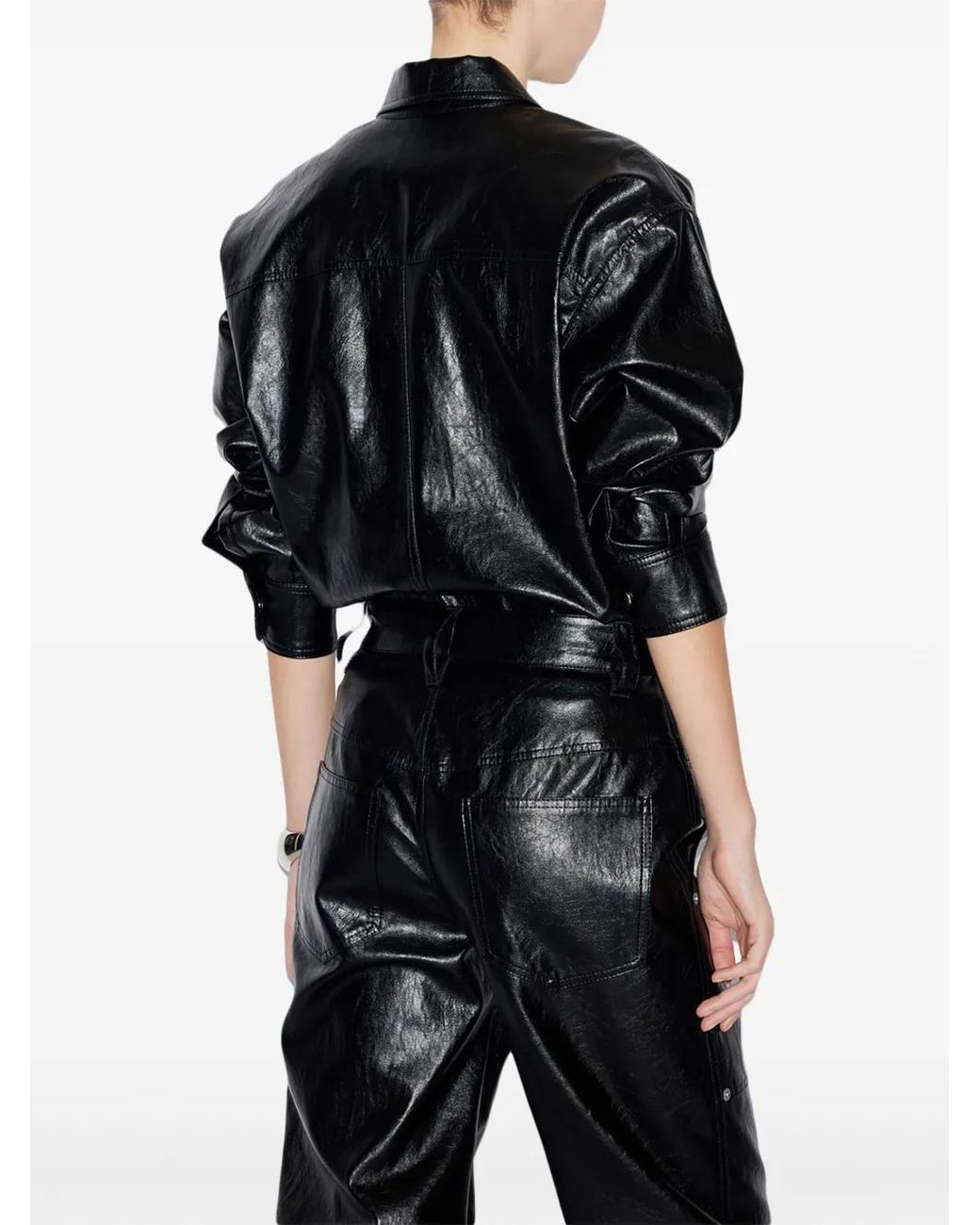 Isabel Marant Black Mini Abelia Shirt For Fw24