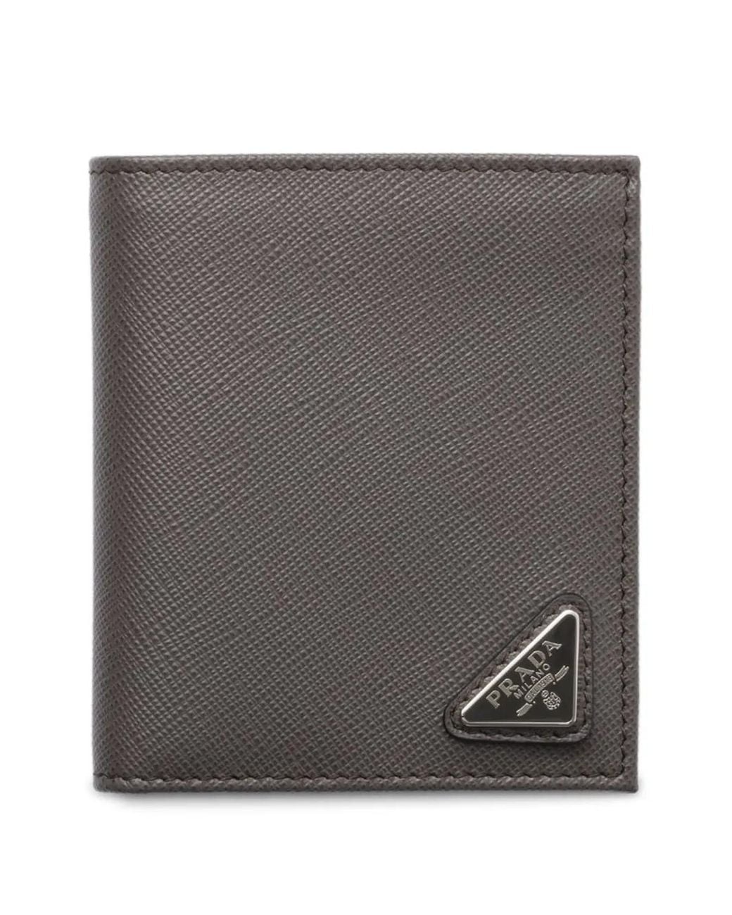 Portafoglio di Prada in Gray da Uomo