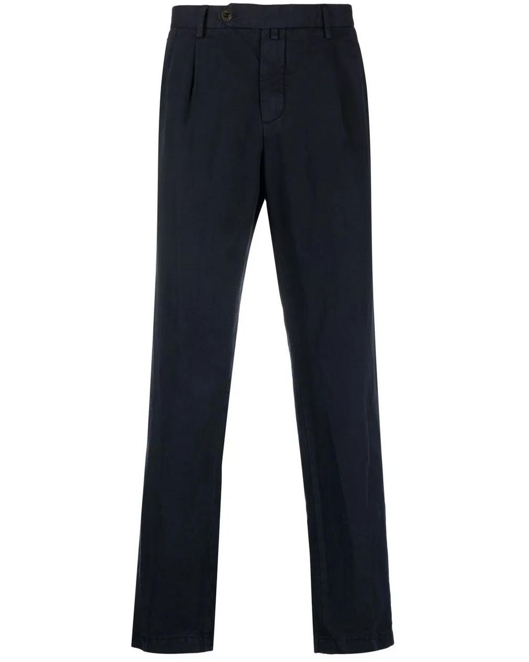 Briglia 1949 Blue Straight Leg Cotton Chinos for men
