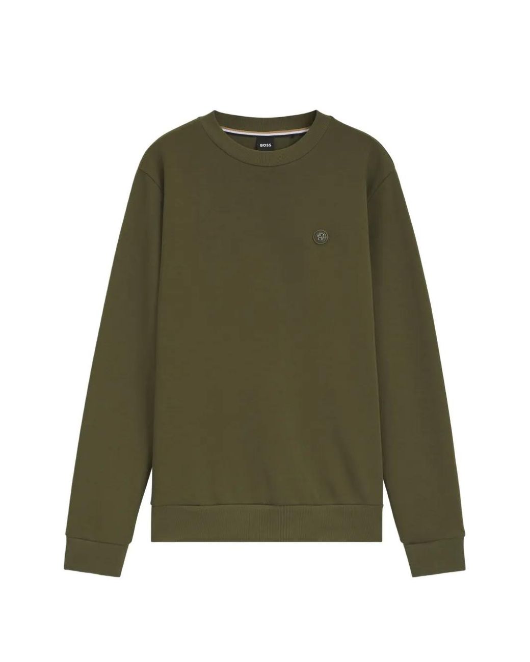 Boss Green Sweat En Coton Mélangé Avec Monogramme Double B for men