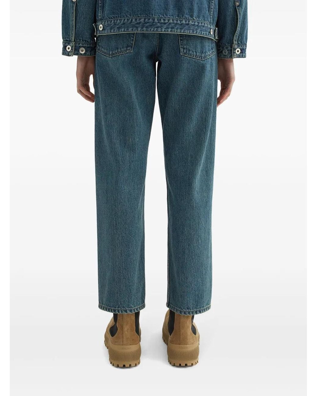 Jil Sander Blue Slim-Cut Jeans