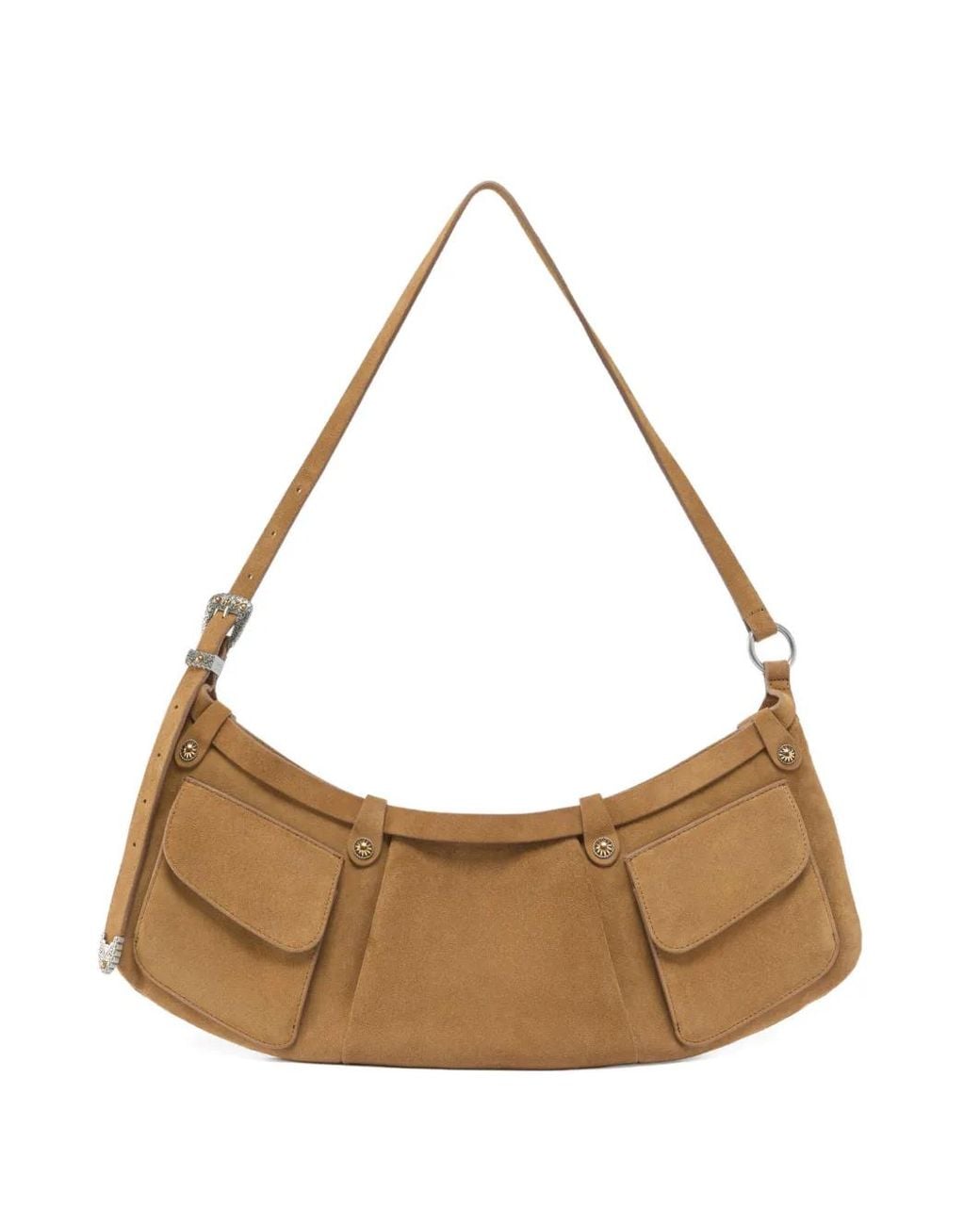 Pinko Metallic Pocket Body Bag Large Shoulder Bag