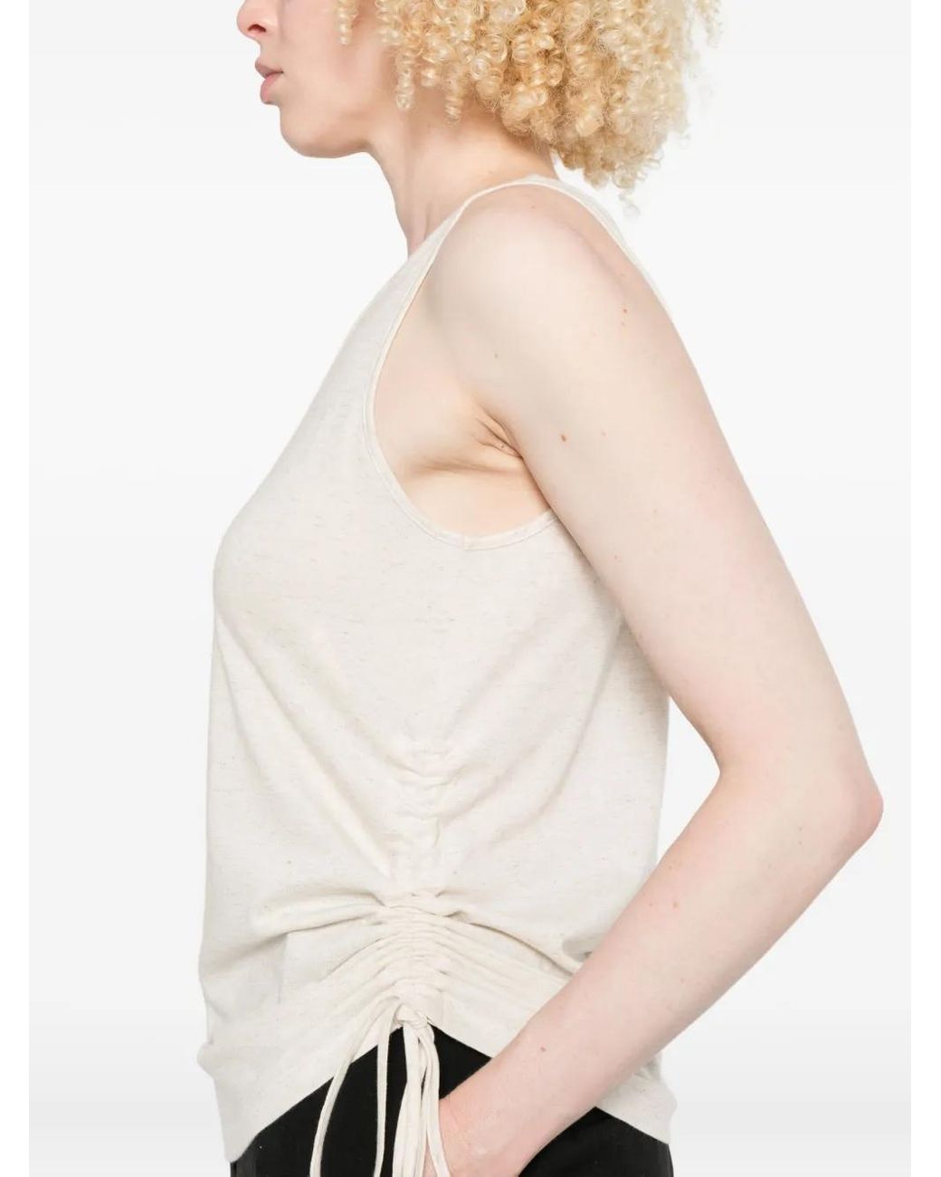 Top de tirantes con detalles Fendi de color White