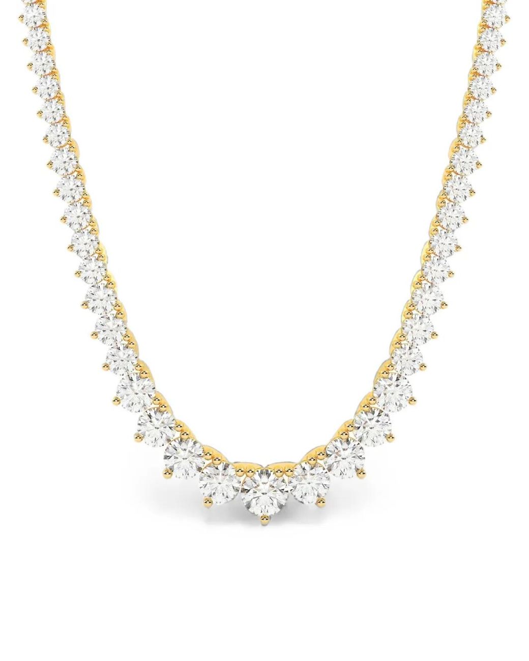 Diamond Essentials Metallic Halskette Mit Diamanten