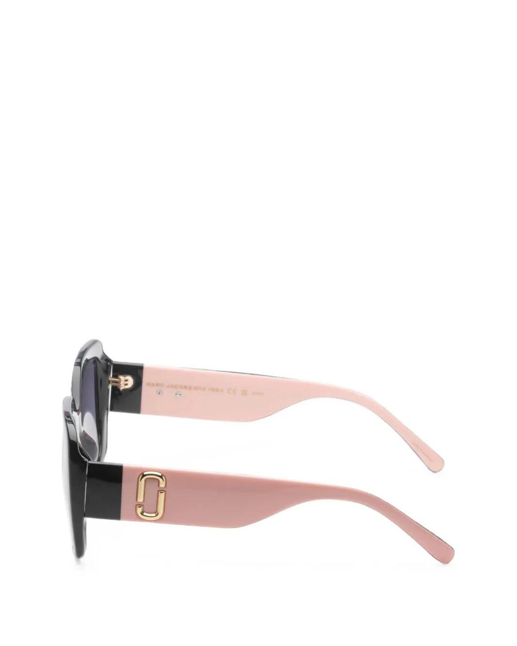 Marc Jacobs Black Oversized-Frame Sunglasses