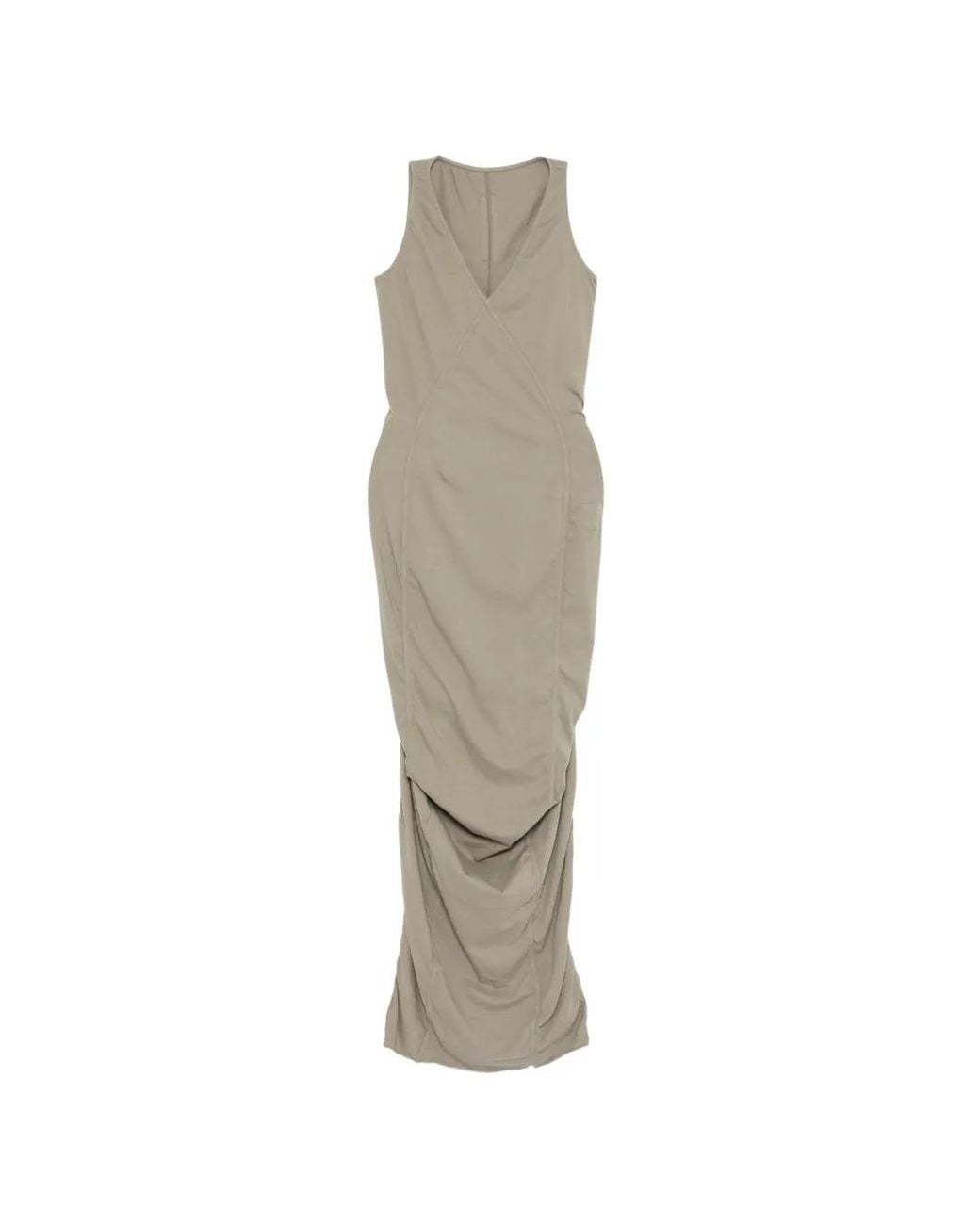 Rick Owens Natural Column Maxi Dress