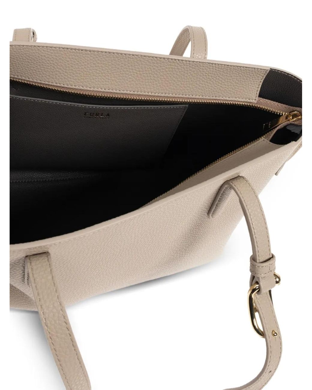 Furla Medium Ava Tote Bag in Natural | Lyst UK