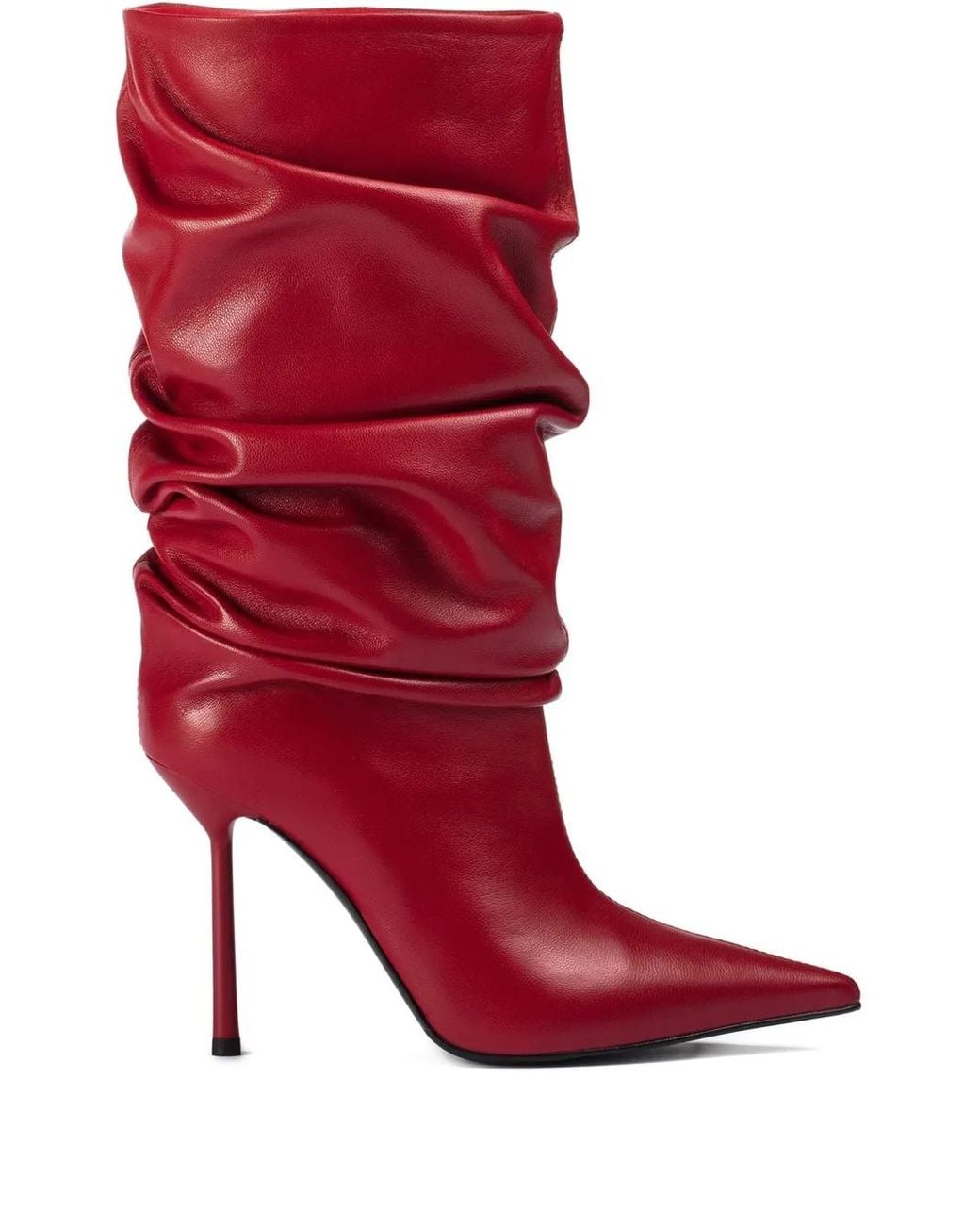 Le Silla Red 100Mm Bella Stiletto Boots