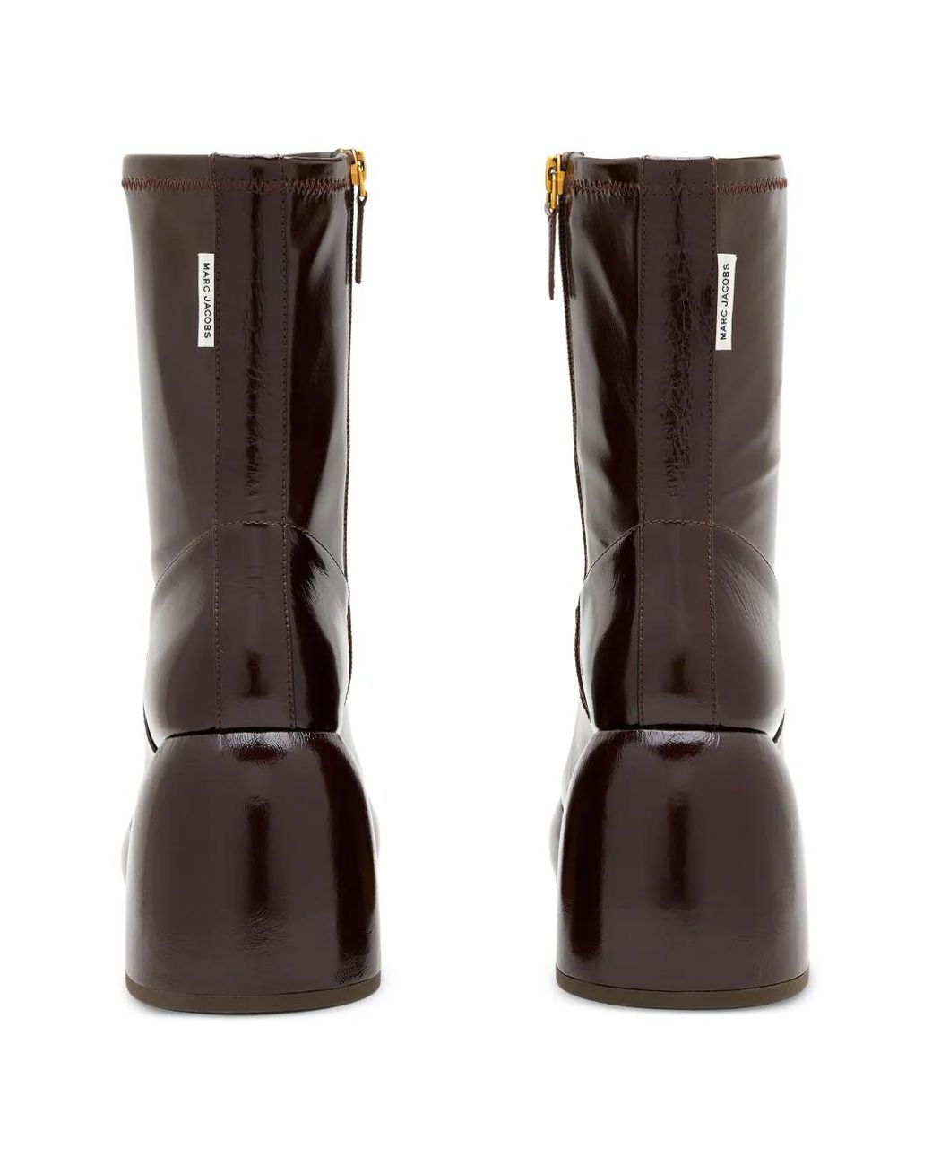 Marc Jacobs Brown The Pop J Marc Ankle Boots